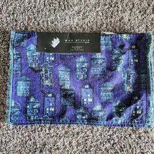 NWT Max Studio Halloween Print City Lights Placemat Set